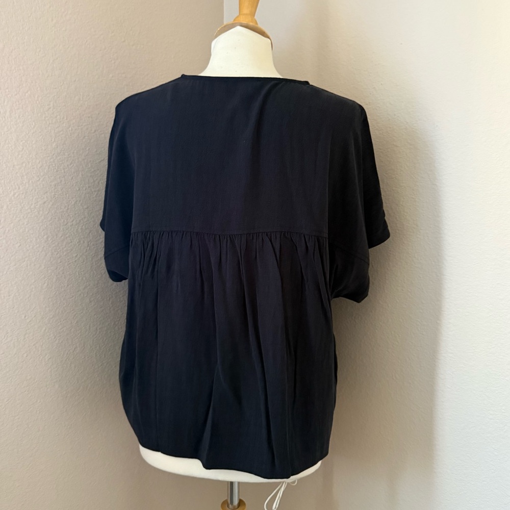 NWT Madewell Lusterweave Pintuck Blouse - Picture 5 of 6